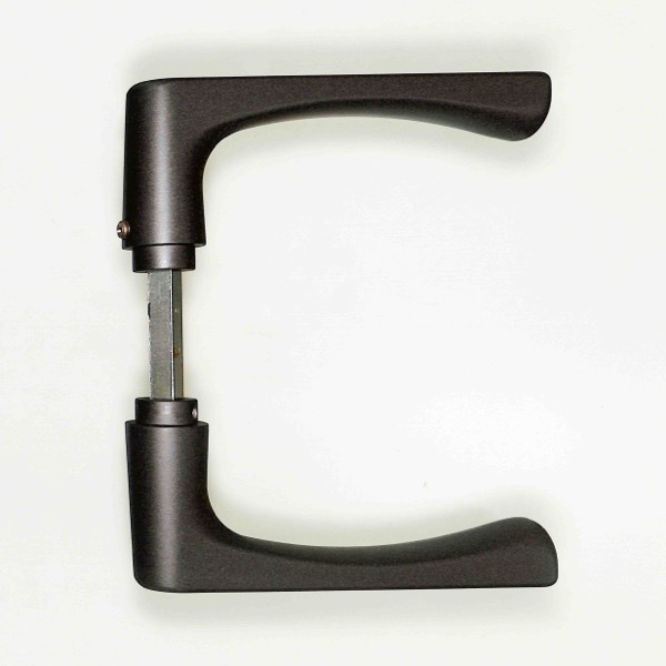 小池ガラス店 / 内外レバーハンドル J8DL380P1 MIWA製 グレー系