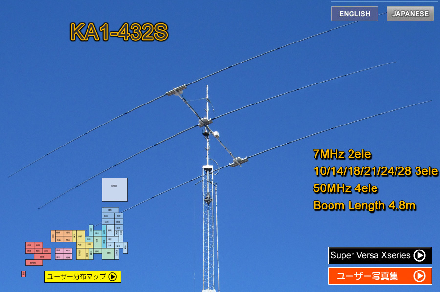 TOP | 株式会社工人舎 マルチバンド・YAGIアンテナ KA1