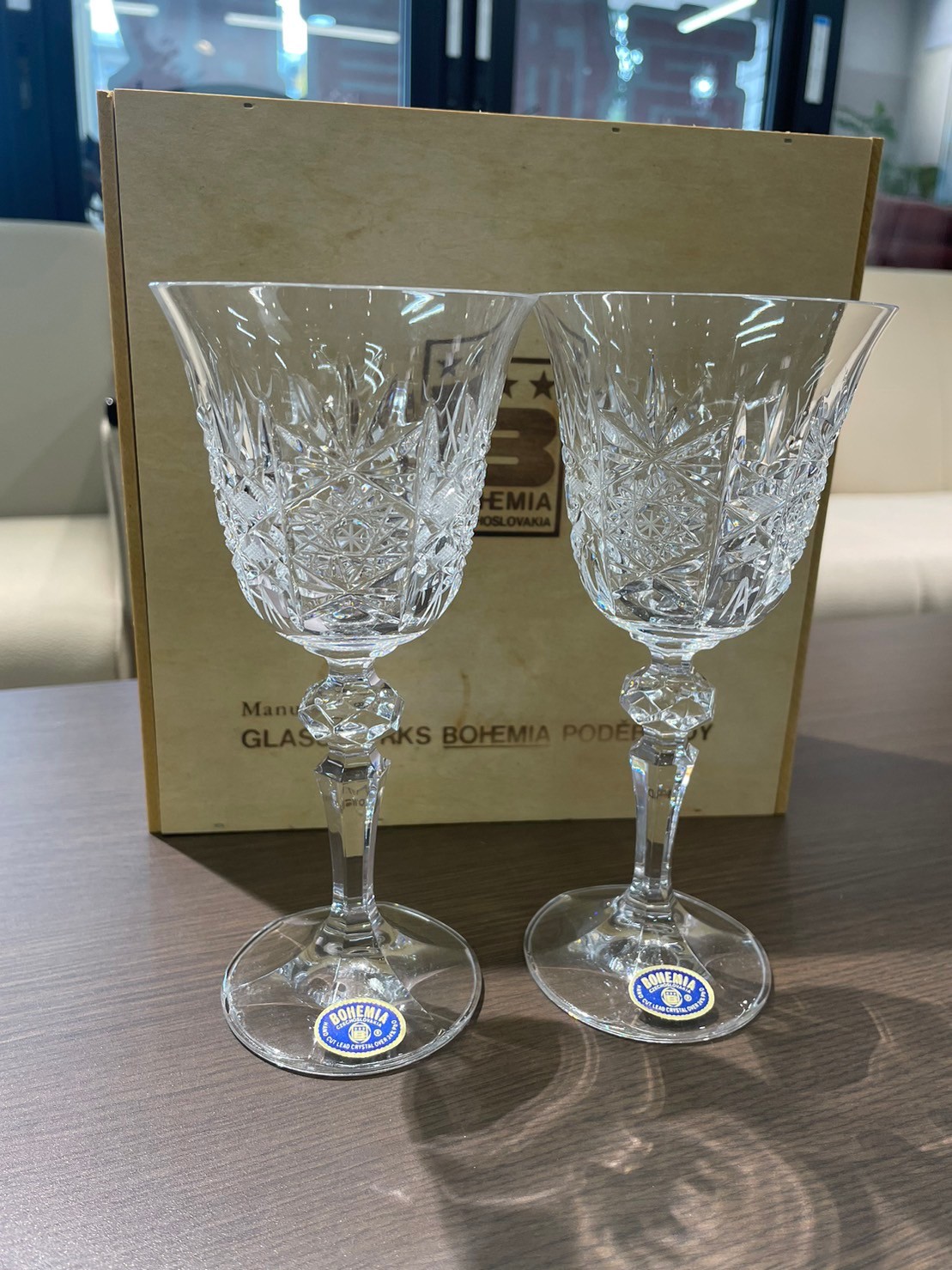 福岡県北九州市小倉南区のお客様 ボヘミアガラス グラスセット買取しま