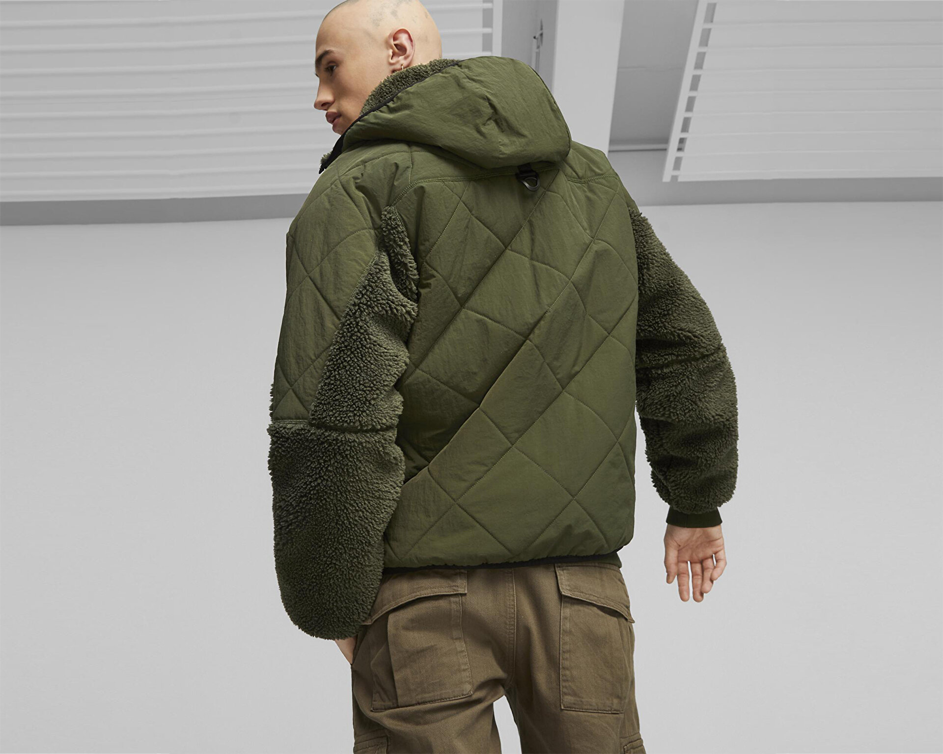 Puma Erkek Classics Utility Jacket Yeşil 62167631