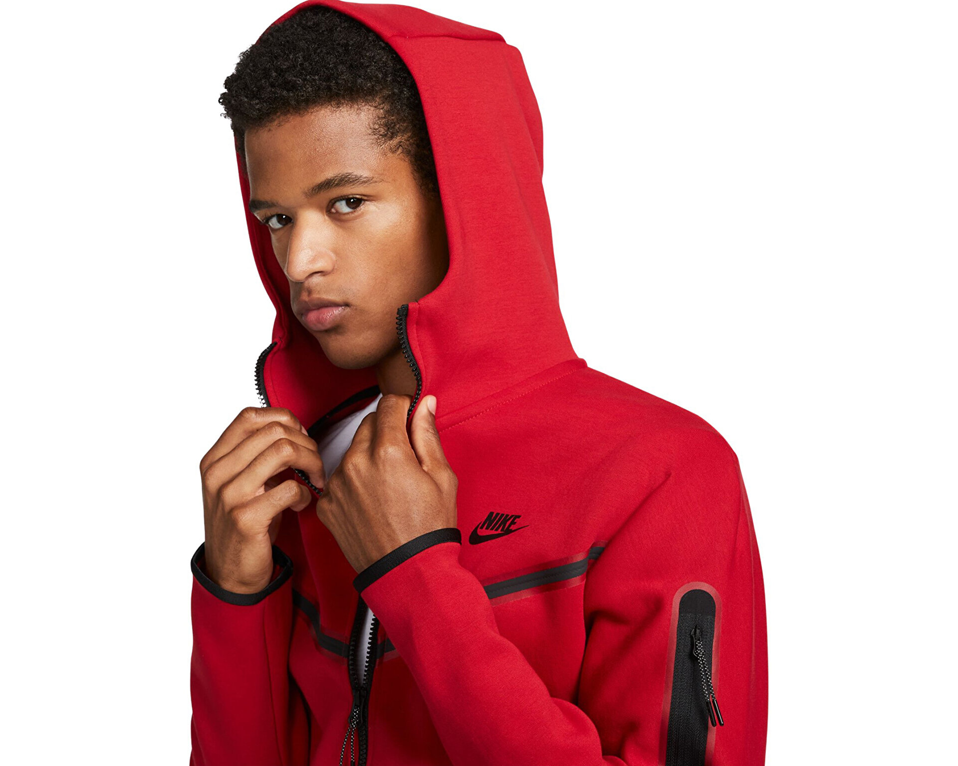 NIKE Erkek M NSW TCH FLC HOODIE FZ WR Kırmızı CU4489-687 | Korayspor