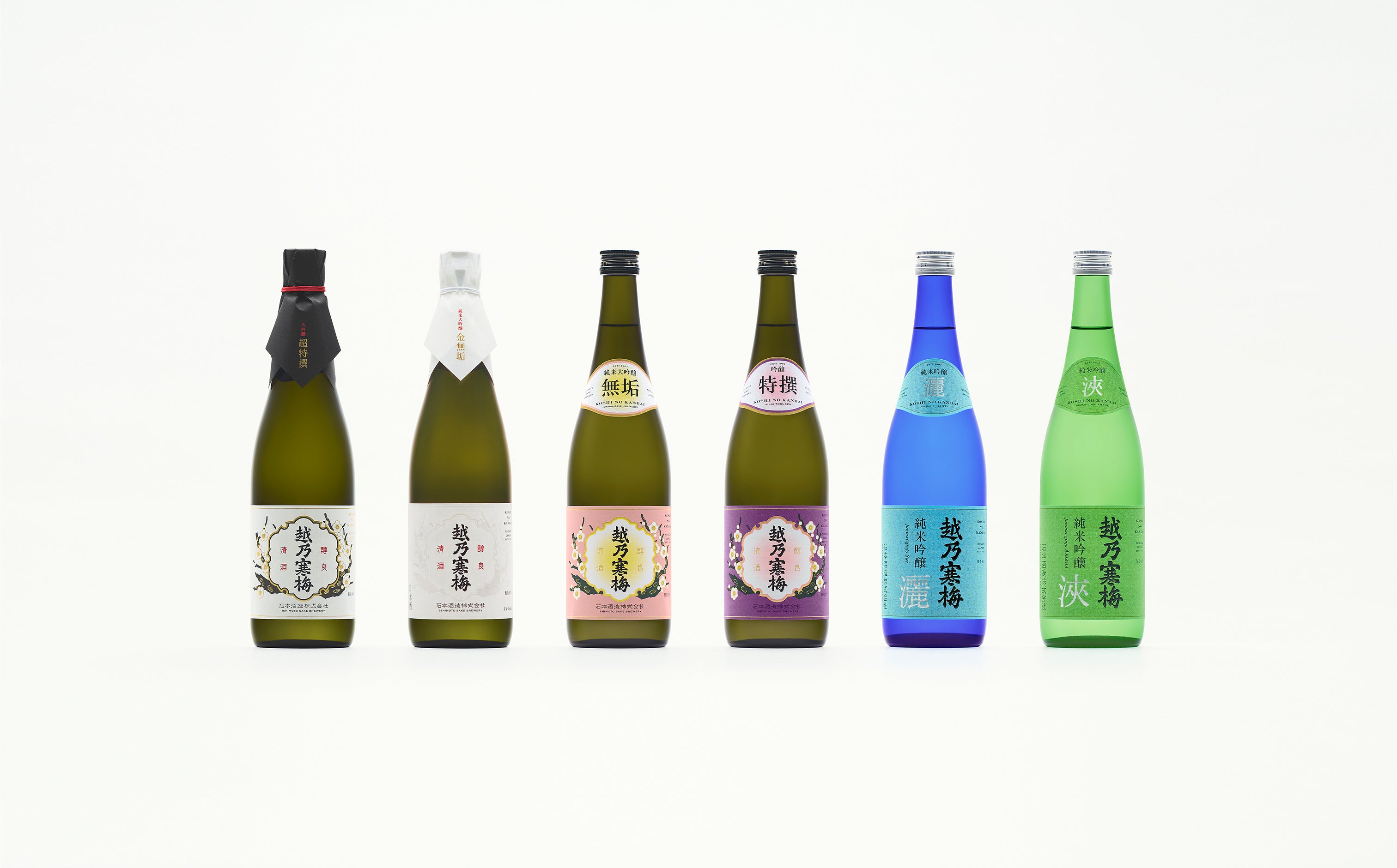 まとめ買い 飲み比べ六選 – 越乃寒梅 公式通販 | Koshi no Kanbai