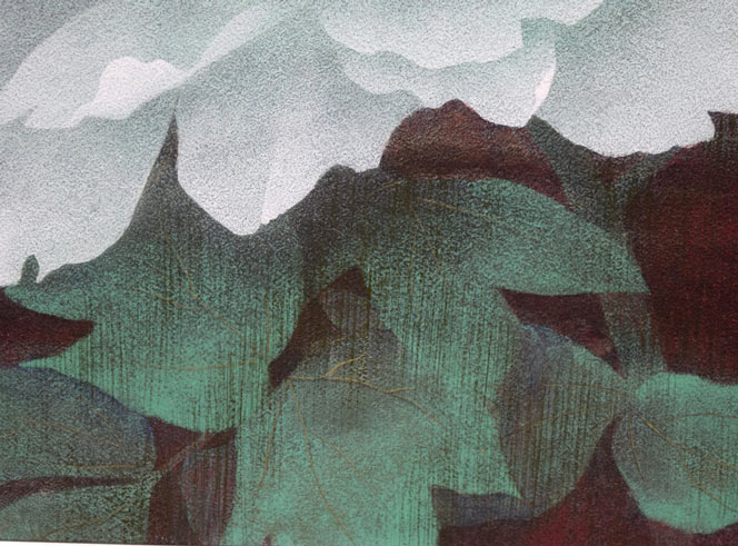 高橋天山（旧雅号：秀年）「富貴花（牡丹）」日本画・10号 絵画買取