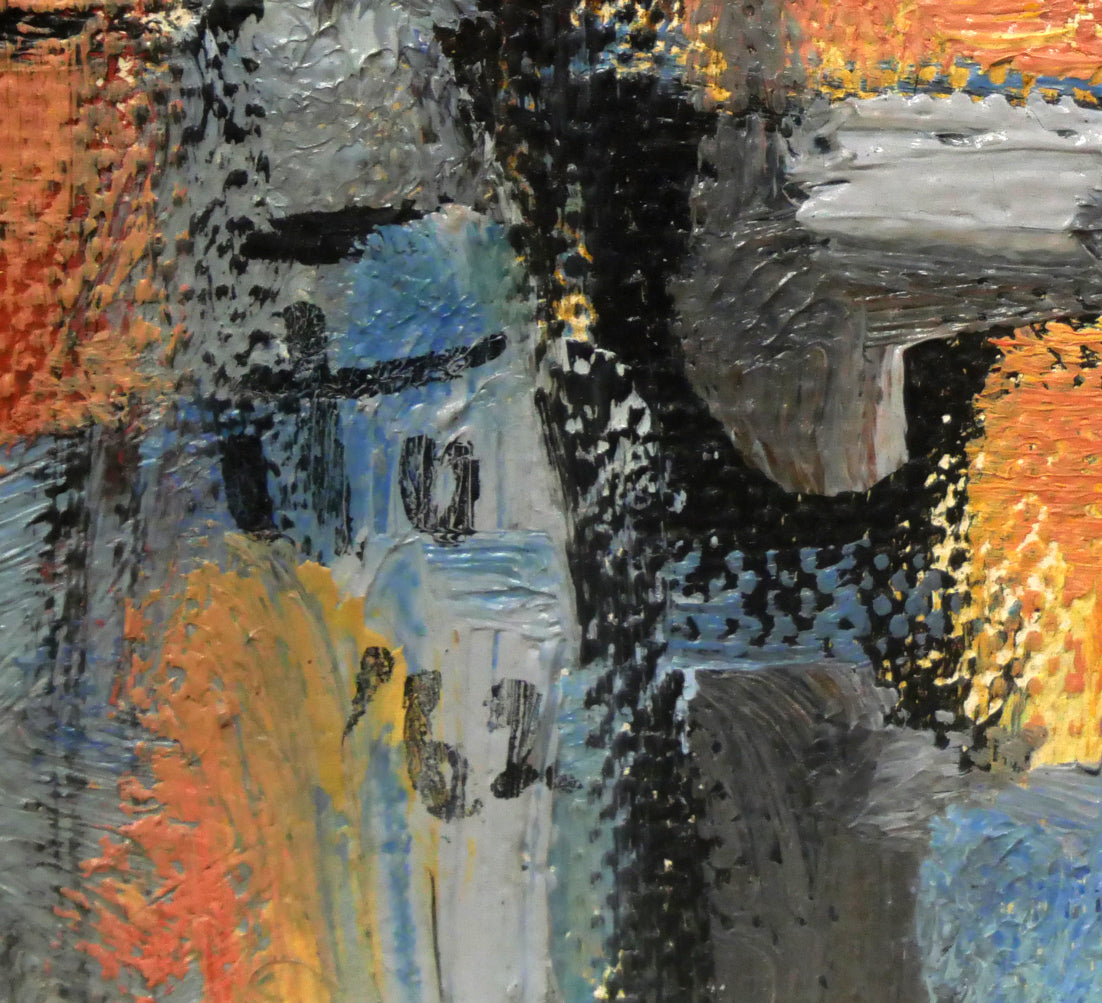 伊藤正「パリの家」油絵・F10号 絵画買取・販売の小竹美術