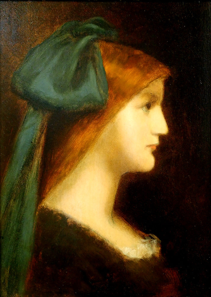 ジャン=ジャック エンネル（Jean=Jacques HENNER）「青いリボンの少女
