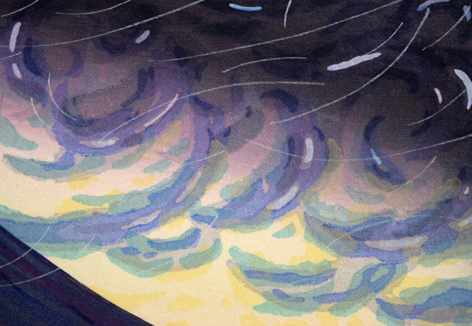 牧野宗則「創世」木版画 絵画買取・販売の小竹美術