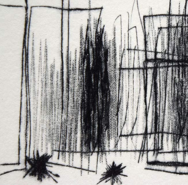 西村一夫「作品D-8」銅版画 絵画買取・販売の小竹美術