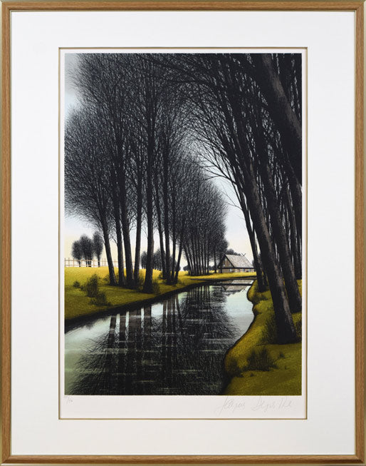 藤田謹三「小樽展望（旭台より）」油絵・F4号 絵画買取・販売の小竹美術