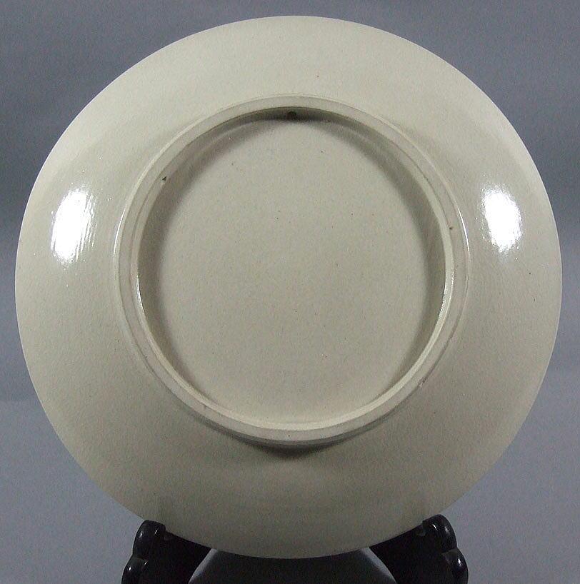 和田三造「白い花（瀬戸焼）」瀬戸焼肉筆絵皿 絵画買取・販売の小竹美術