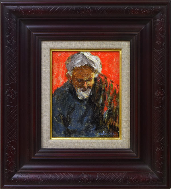 菊地又男「加清純子像？」水彩画・コンテ画 絵画買取・販売の小竹美術