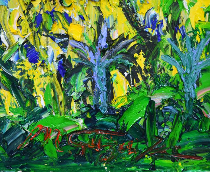 鈴木マサハル「NICE（フランス）」油絵・F30号 絵画買取・販売の小竹美術