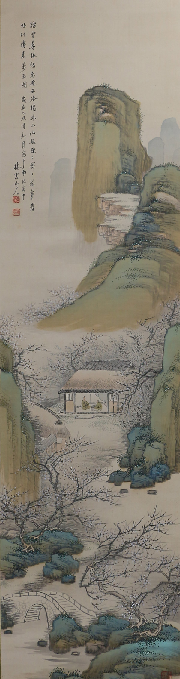 青緑梅花書屋｜新・古美術 高美堂（こうびどう）｜掛軸販売・通販