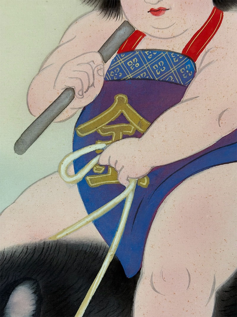 金太郎｜まくり・未表装｜新・古美術 高美堂（こうびどう）｜掛軸販売
