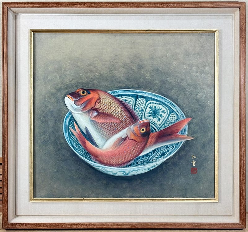 親子鯛｜新・古美術 高美堂（こうびどう）｜掛軸販売・通販・買取