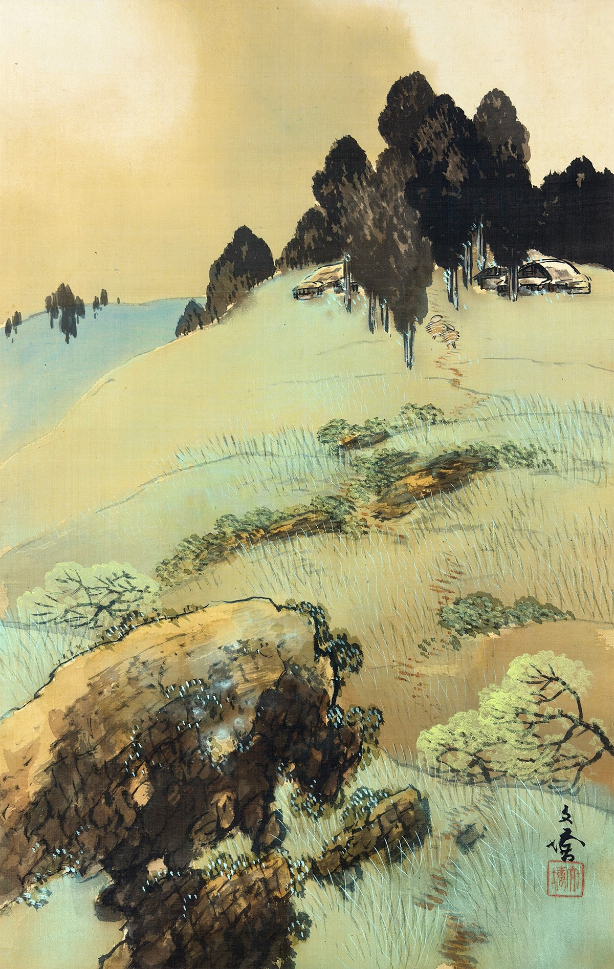 江村の初夏｜新・古美術 高美堂（こうびどう）｜掛軸販売・通販・買取