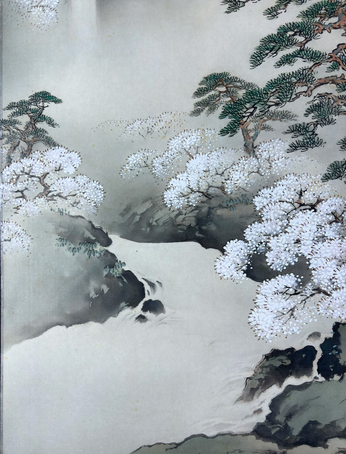 桜花山水｜新・古美術 高美堂（こうびどう）｜掛軸販売・通販・買取