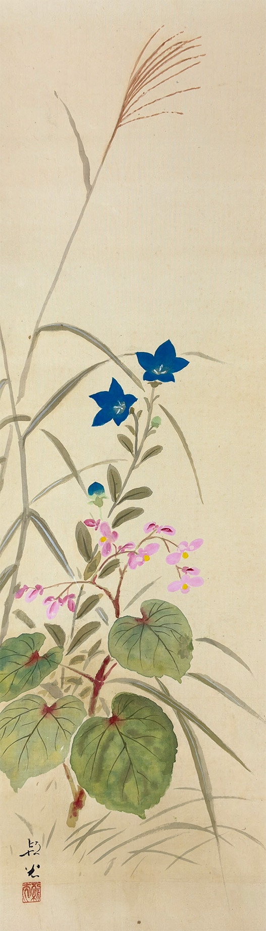 秋草｜ミニ掛軸｜新・古美術 高美堂（こうびどう）｜掛軸販売・通販