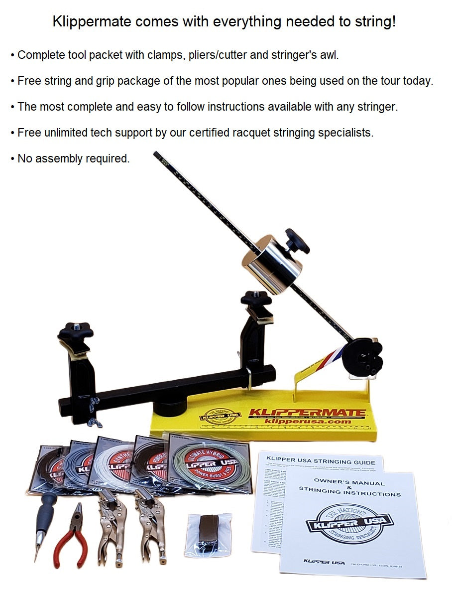 Klipper USA | Racquet Stringing Machines, Strings, & Grips