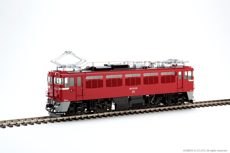 カツミ HOゲージ ED75形電気機関車 ブラスモデル HOゲージ カツミED75