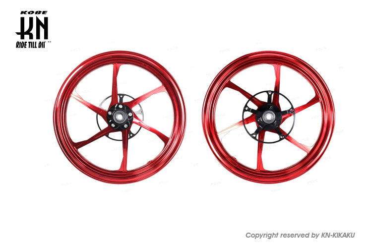 MOS 鍛造アルミホイール前後セット 【NINJA400/Z400/NINJA250/Z250