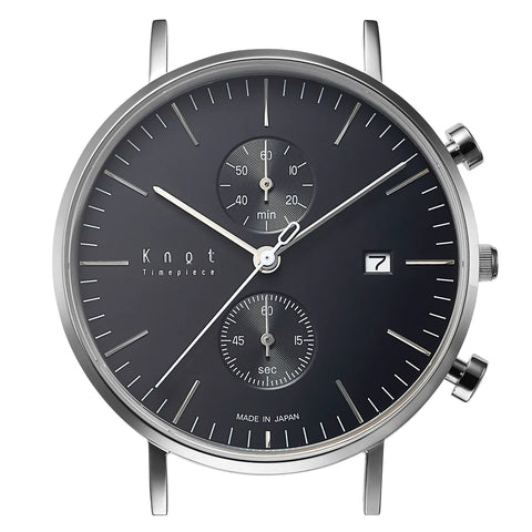Knot CC-39SVBK 腕時計 メンズ レディース クォーツ ブラック 日本製