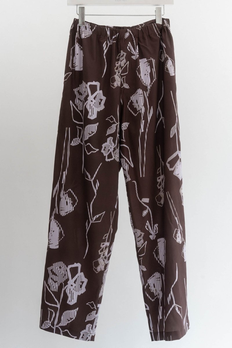stripe flower pants(unisex)/2color | KNUTH MARF