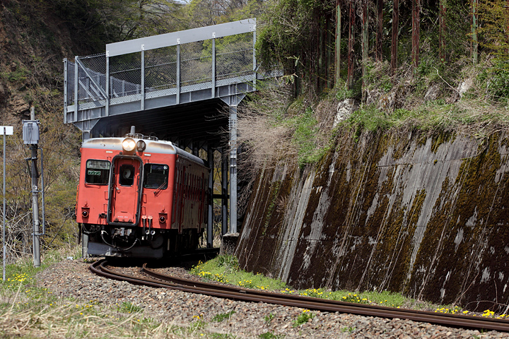 KSWeb - 国鉄型車両を訪ねて 13 - 大糸線キハ52形 タラコ単行篇