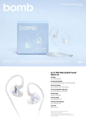 ILLIT 3rd Mini Album - Bomb (Merch Ver) – Kpop Omo