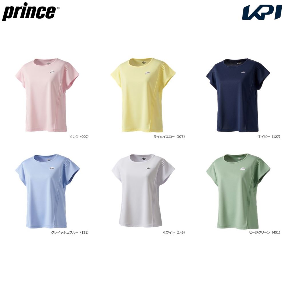 プリンス Prince テニスウェア レディース ゲームシャツ WS6065 2026SS