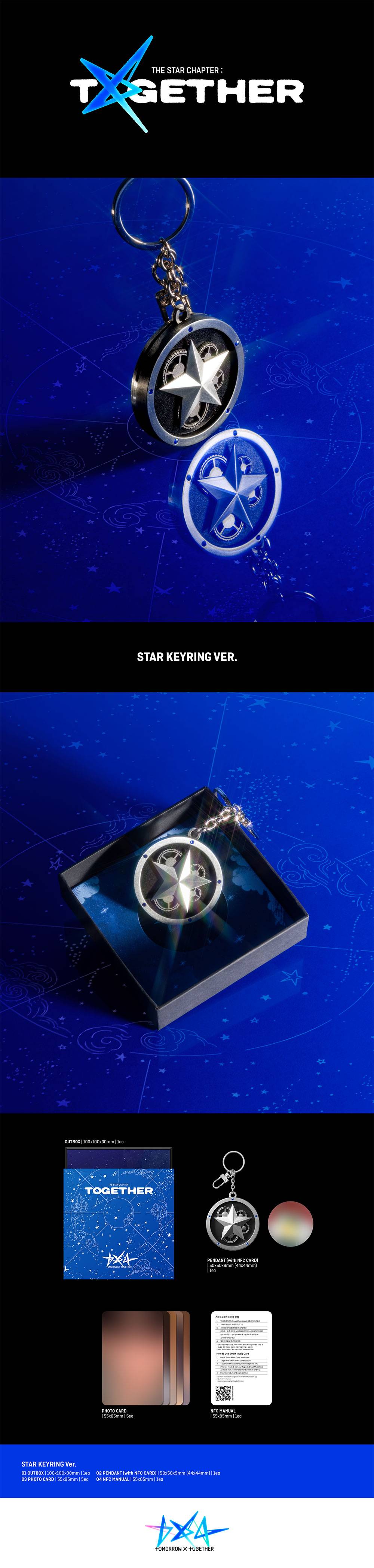 TXT - Star Chapter: TOGETHER [4th Album - Star Keyring Ver.] - K PLACE