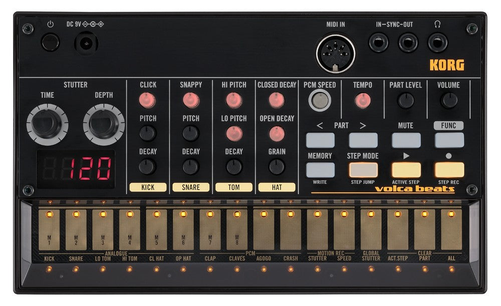 Korg Volca Beats Analog Rhythm Machine POWER KIT – Kraft Music