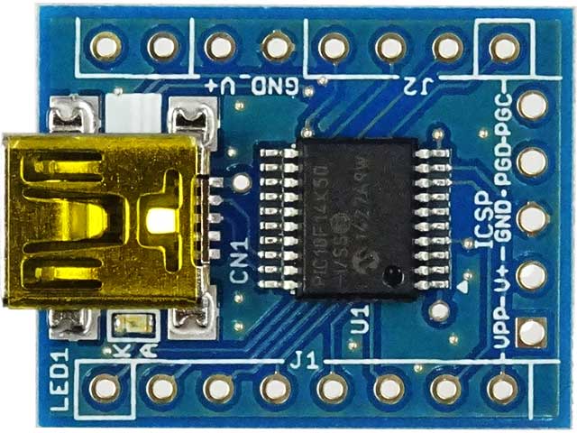 MPLAB X IDE で PIC18F14K50 にサンプルプロジェクトを書き込む | 砂町技研