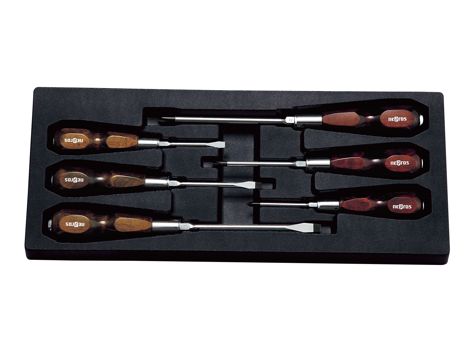 ネプロス 木柄ドライバセット[6本組] | KTCツールオフィシャルサイト