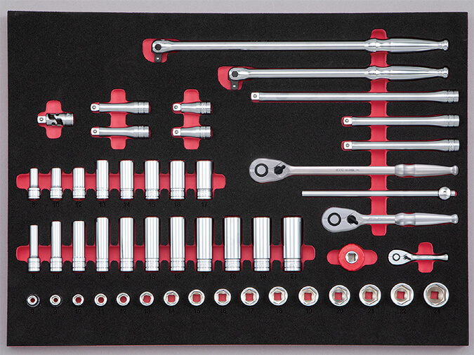 工具セット（ローラーキャビネットタイプ）［233点］ | KTCツール