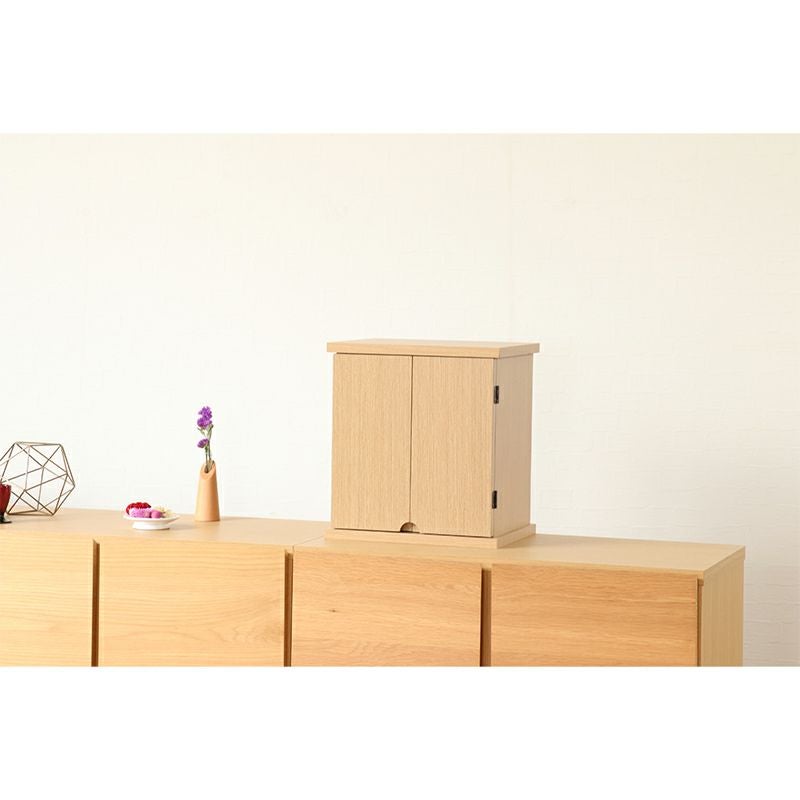 仏壇 ミニ仏壇「INORU」仏具セット 白 金蓮 or 青磁 モダン マンション