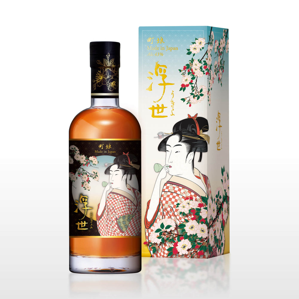 浮世ライスウイスキー 町娘 43度 700ml – 【公式】久米仙酒造
