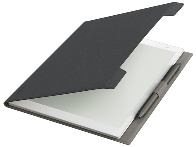 紙のように読んだり書いたりできるデジタルペーパー、小型A5サイズ