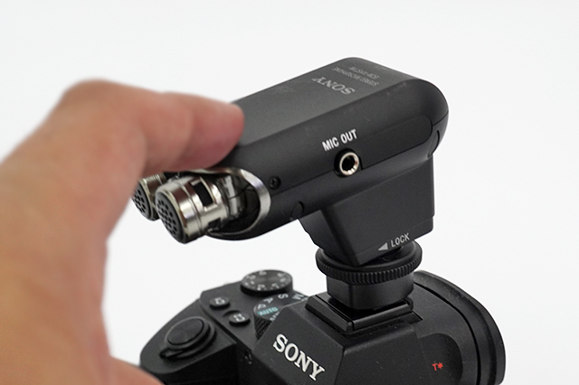 RX100VII・RX0II に、ステレオマイクロホン「ECM-XYST1M」をくっつけて