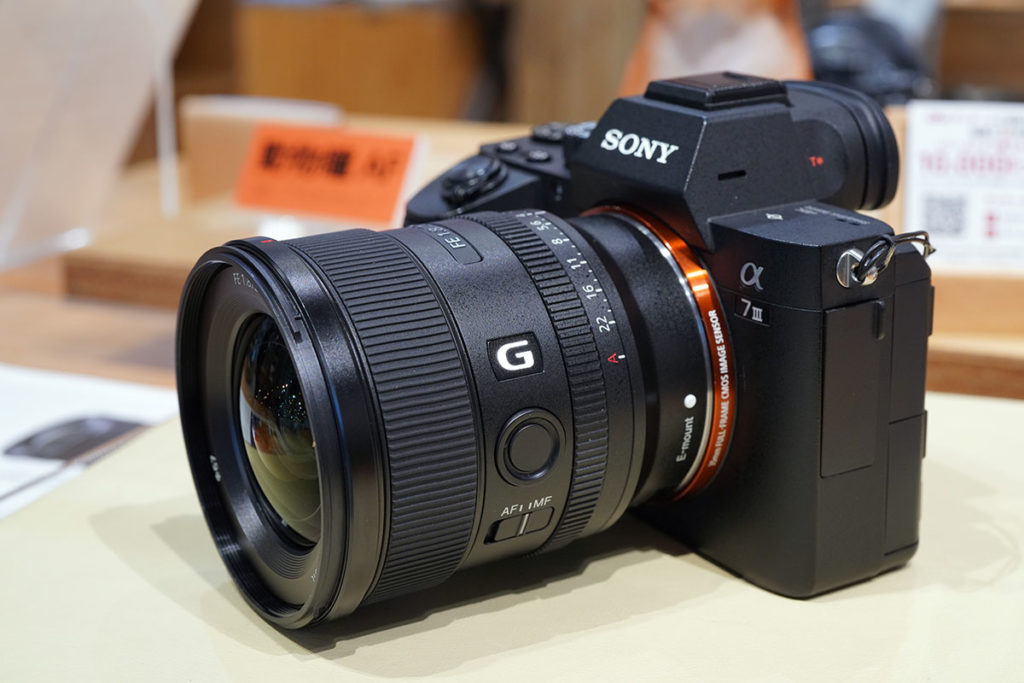 20mm 超広角単焦点レンズ FE 20mm F1.8 G 「SEL20F18G」をソニーストア