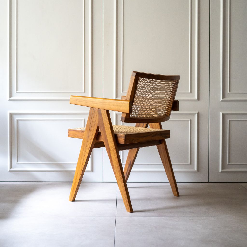 Outlet】V-leg Office Chair PH28 Teak /【アウトレット】 Vレッグ