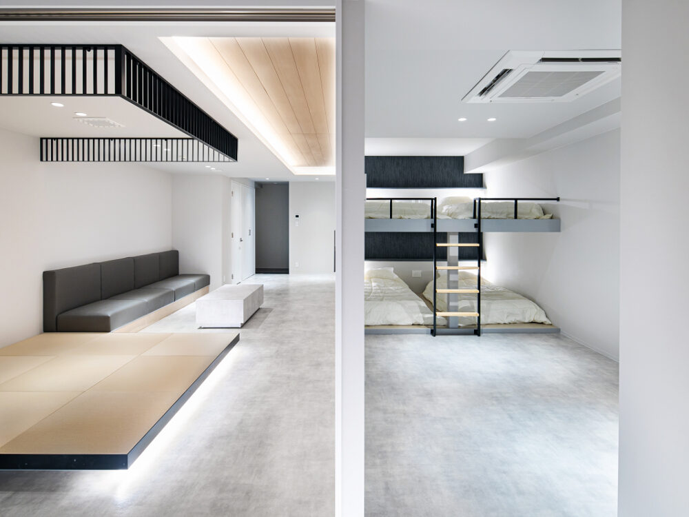 和のくつろぎ。8人泊まれるホテルの一室【大阪市西区】 | 施工事例