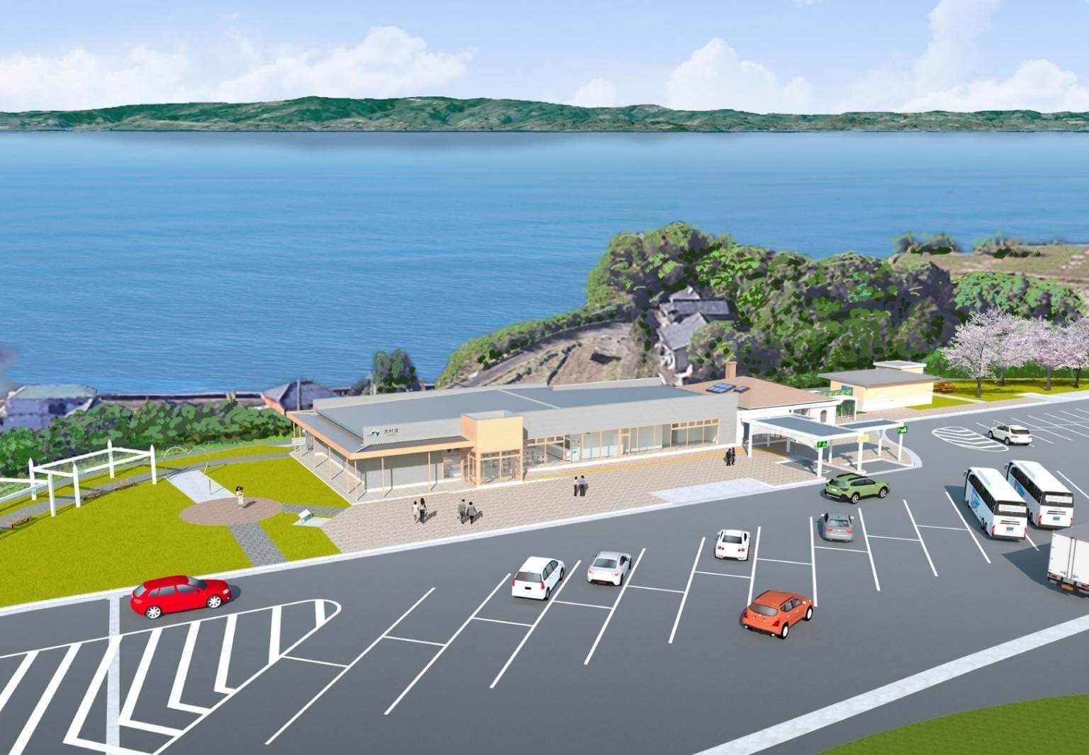 NEXCO西日本 × 東彼杵町 ！ 大村湾パーキングエリアからみる東彼杵の