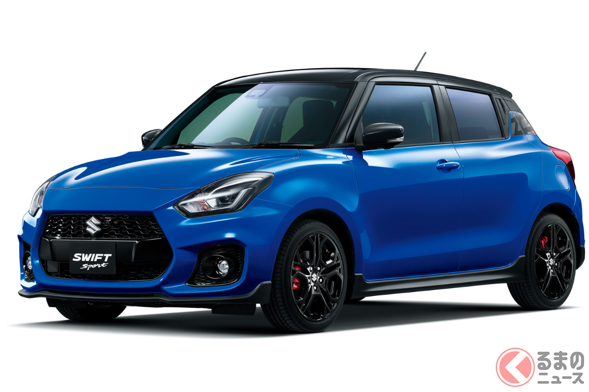 400馬力！ 爆速のスズキ「スイフトスポーツ」発表！ 超パワフルな