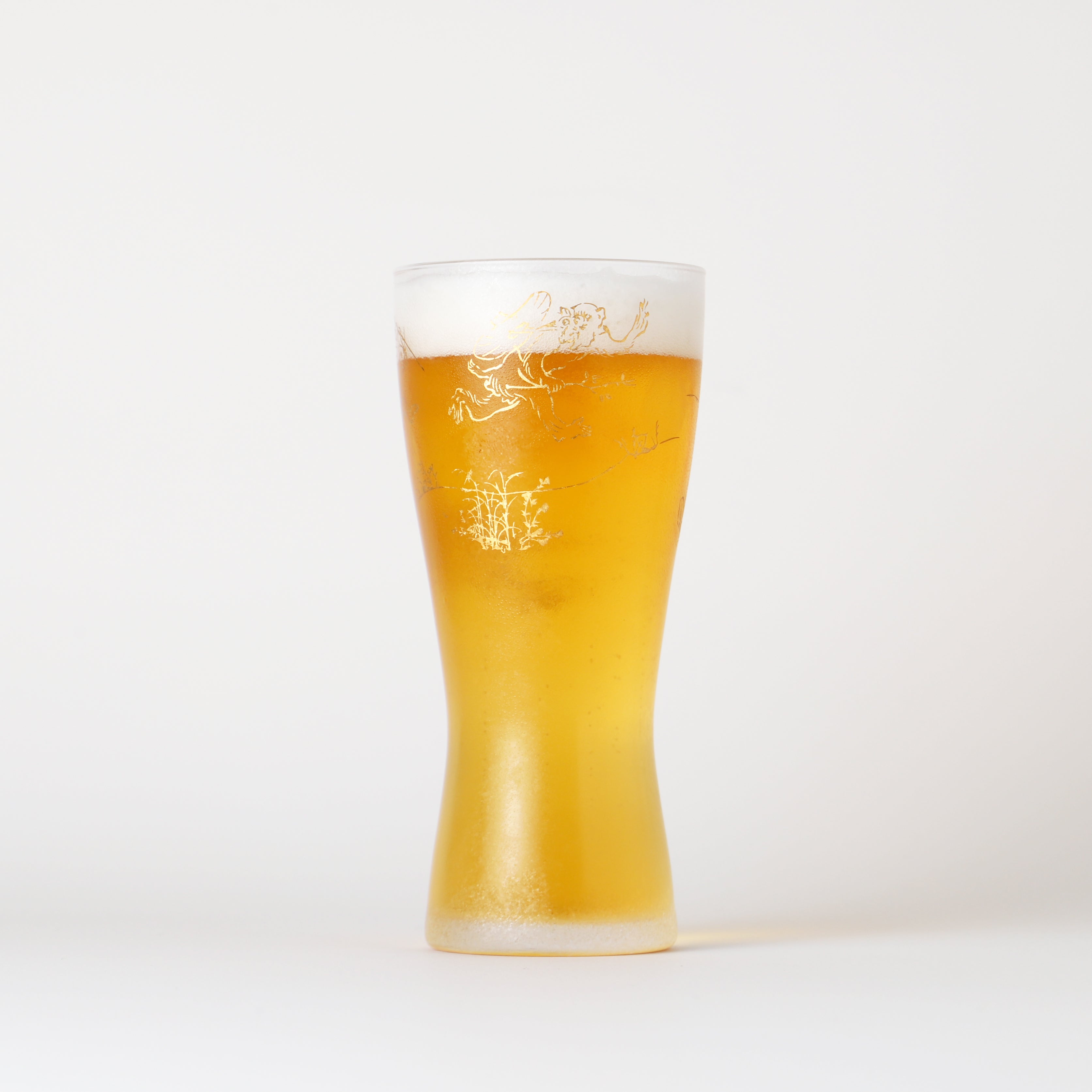 鳥獣戯画の絵柄があしらわれたビアグラス | の酒器・グラス | クラフト