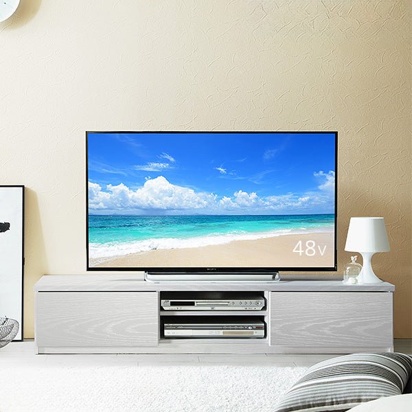 テレビ台 ローボード 背面収納付き テレビボード 〔ステラ〕 – KURASHI