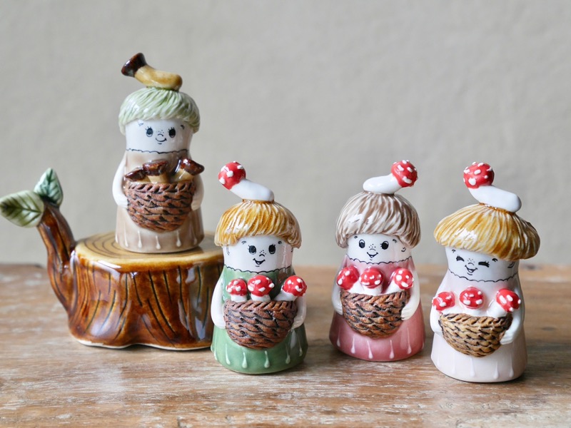 眺めているだけで優しい気持ちになれるうえのえみさんのちび人形