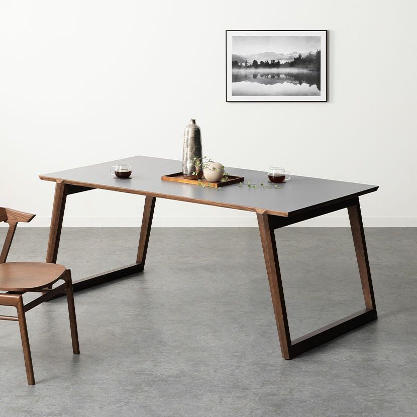 設置無料】幅165cm メラミン ダイニングテーブル ミキモク 木製 天然木