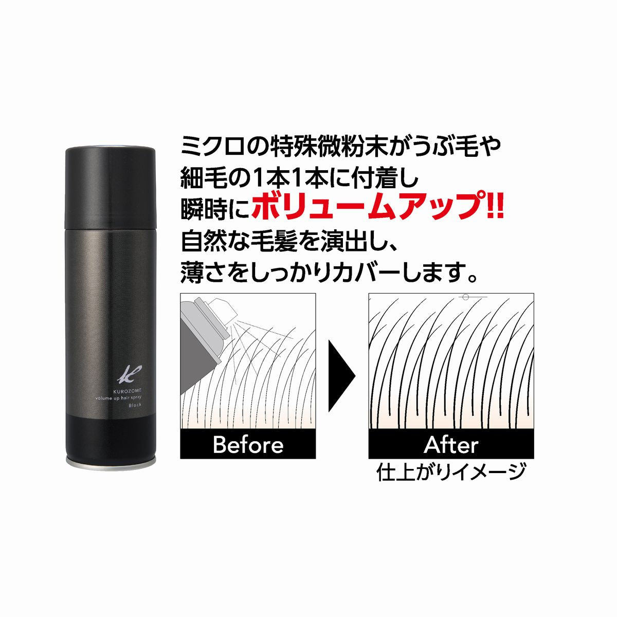 黒彩ボリュームアップスプレー374 21本セット 黒彩ボリュームアップ