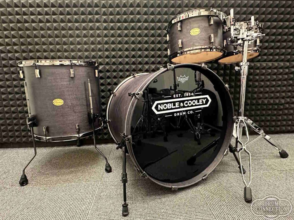 NOBLE&COOLEY CD Maple 4Pcs Drum Kit～Black wash Matte