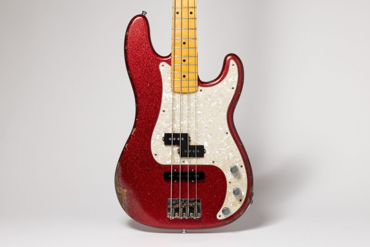 Limited Edition Masterbuilt J Precision Bass PJ King's Red Sparkle